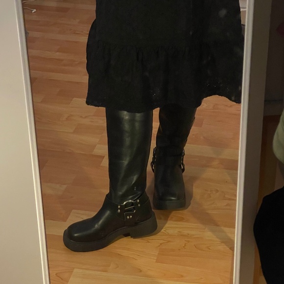 FAUX LEATHER BIKER BOOTS - Picture 5 of 5